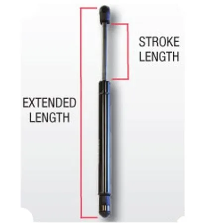 Gas Prop 35.43" Ext Length,16.